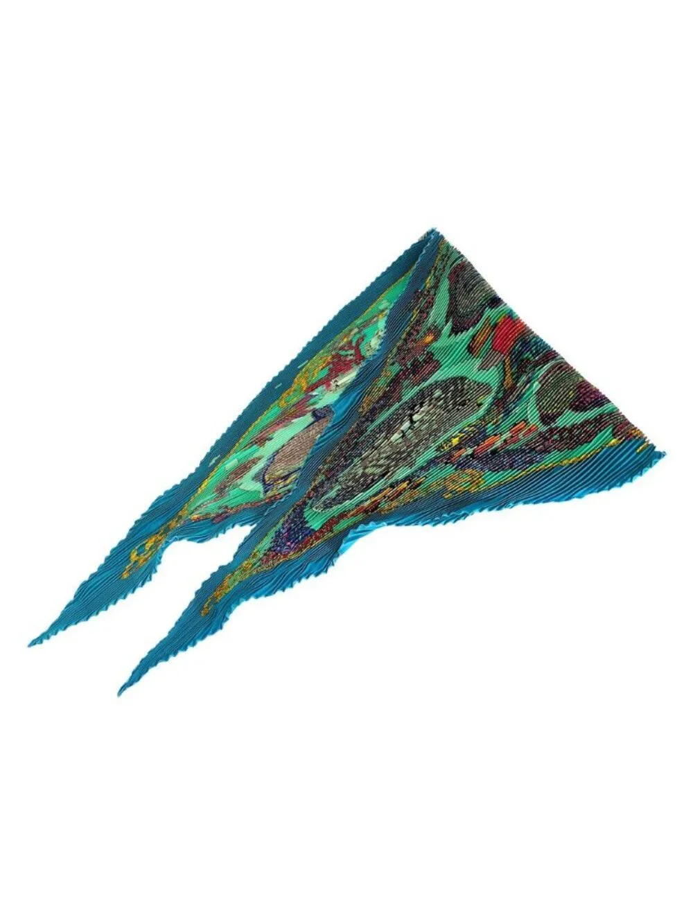 Hermes Silk Scarf Neckwear Blue